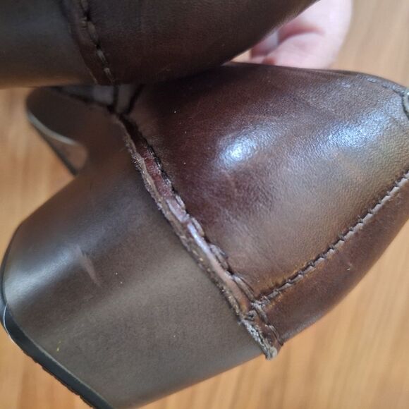 Dansko Womens Leather Clogs Academia Preppy Classic Boho Comfort 39 / 8.5 - 9 US - Picture 13 of 15